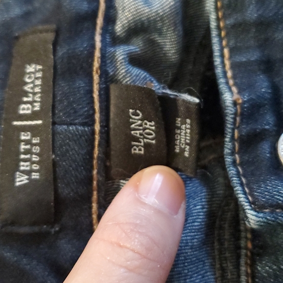 Whbm slim leg jeans - Picture 4 of 5